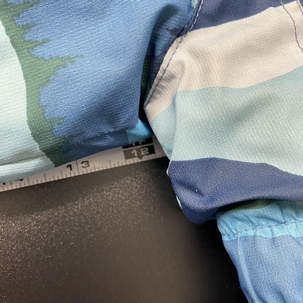 L.L. Bean Snowsuit Baby Boys 6-12 Months Blue Stripe Hooded Thinsulate One Piece - Picture 13 of 16
